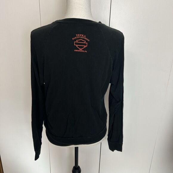 Harley Davidson Sz XL Everyone Loves A Biker Girl Black Zepka HD Johnstown PA - Picture 5 of 7